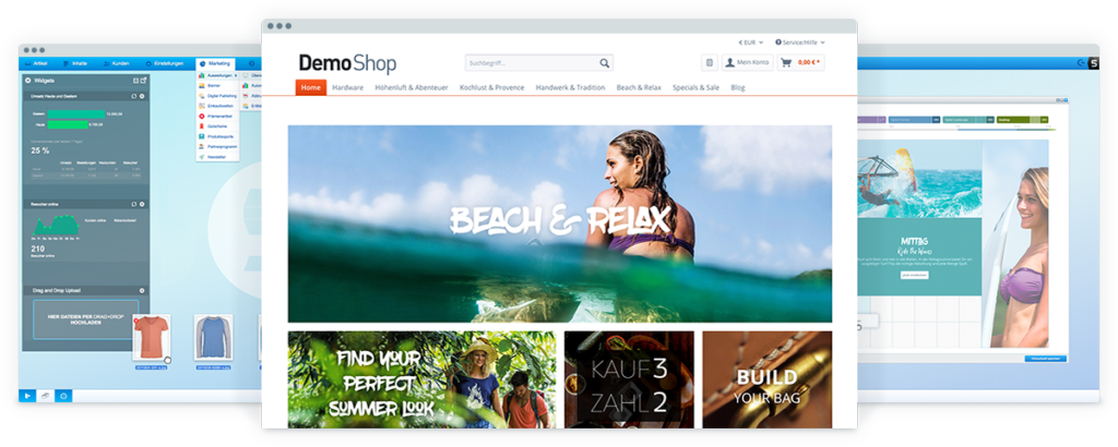 Demo-Shop von Shopware